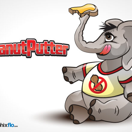 BeanutPutter logo design Beanut Putter