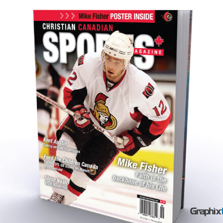 ChristianCanadianSportsMagazine_Feb08 graphic design Christian Canadian Sports Magazine
