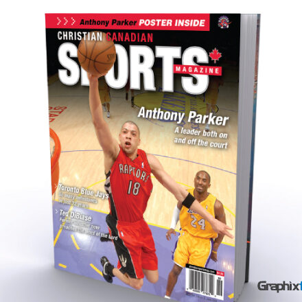 graphic design Christian Canadian Sports Magazine