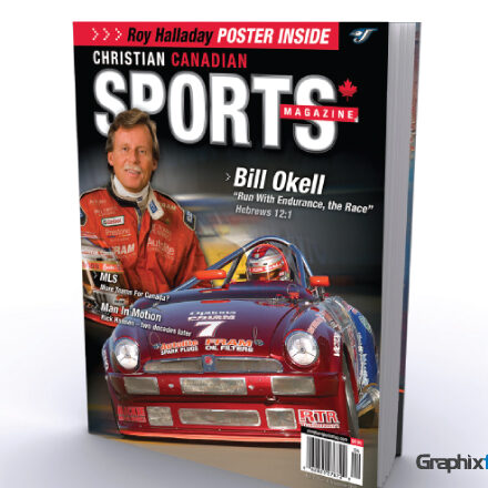 graphic design Christian Canadian Sports Magazine