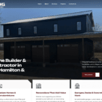 Custom WordPress website designed by GraphixFlo for T.King Contracting featuring custom home building, renovations, garages and local SEO.